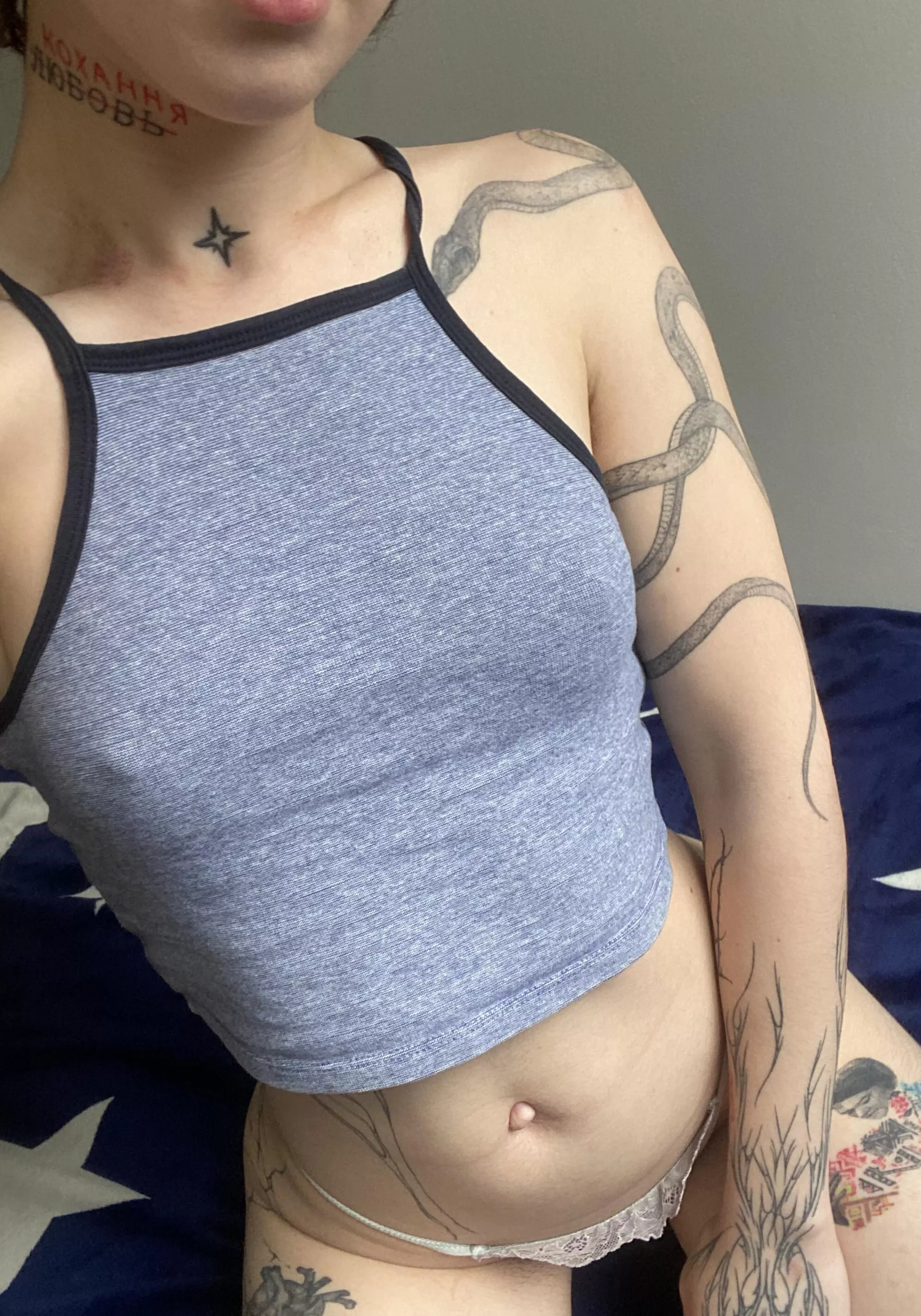 Love wearing cute shit under my boy clothes