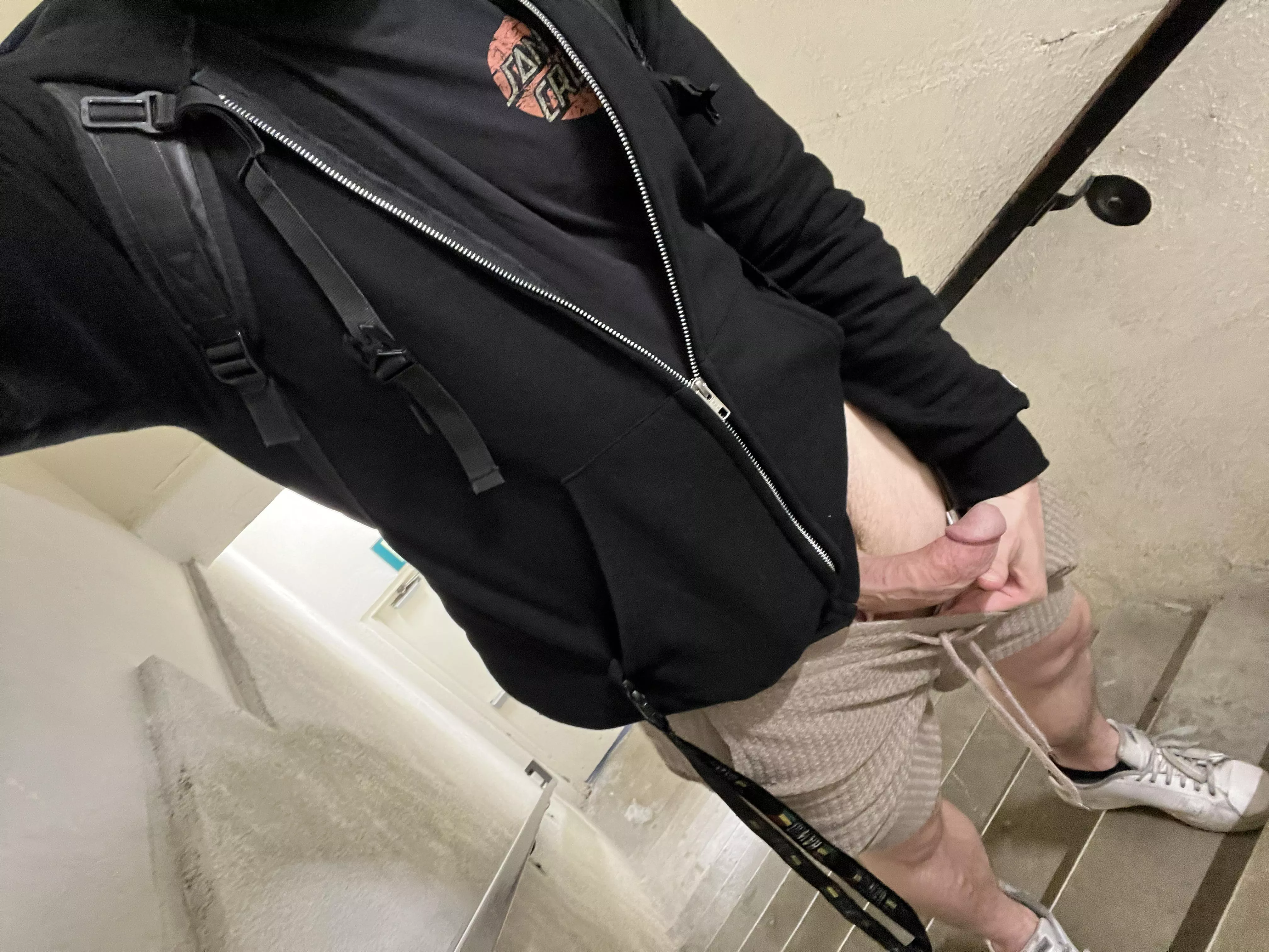 Meet me in the stairwell? 😏