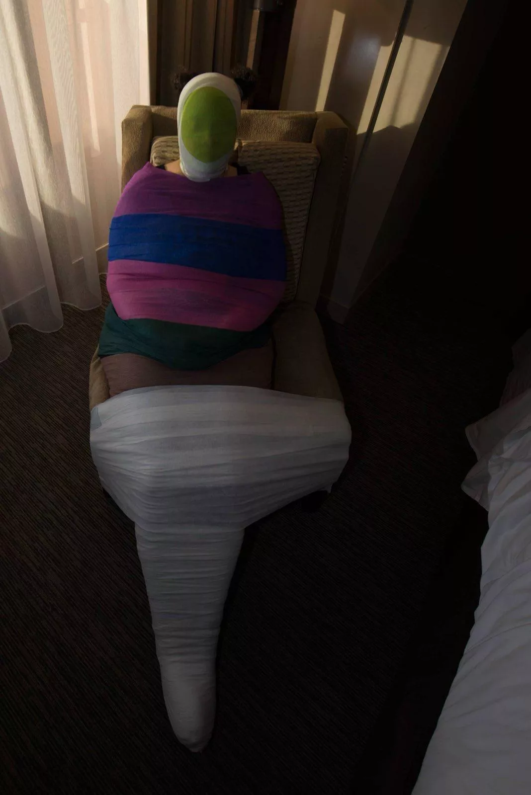 My first time wrapping🖤