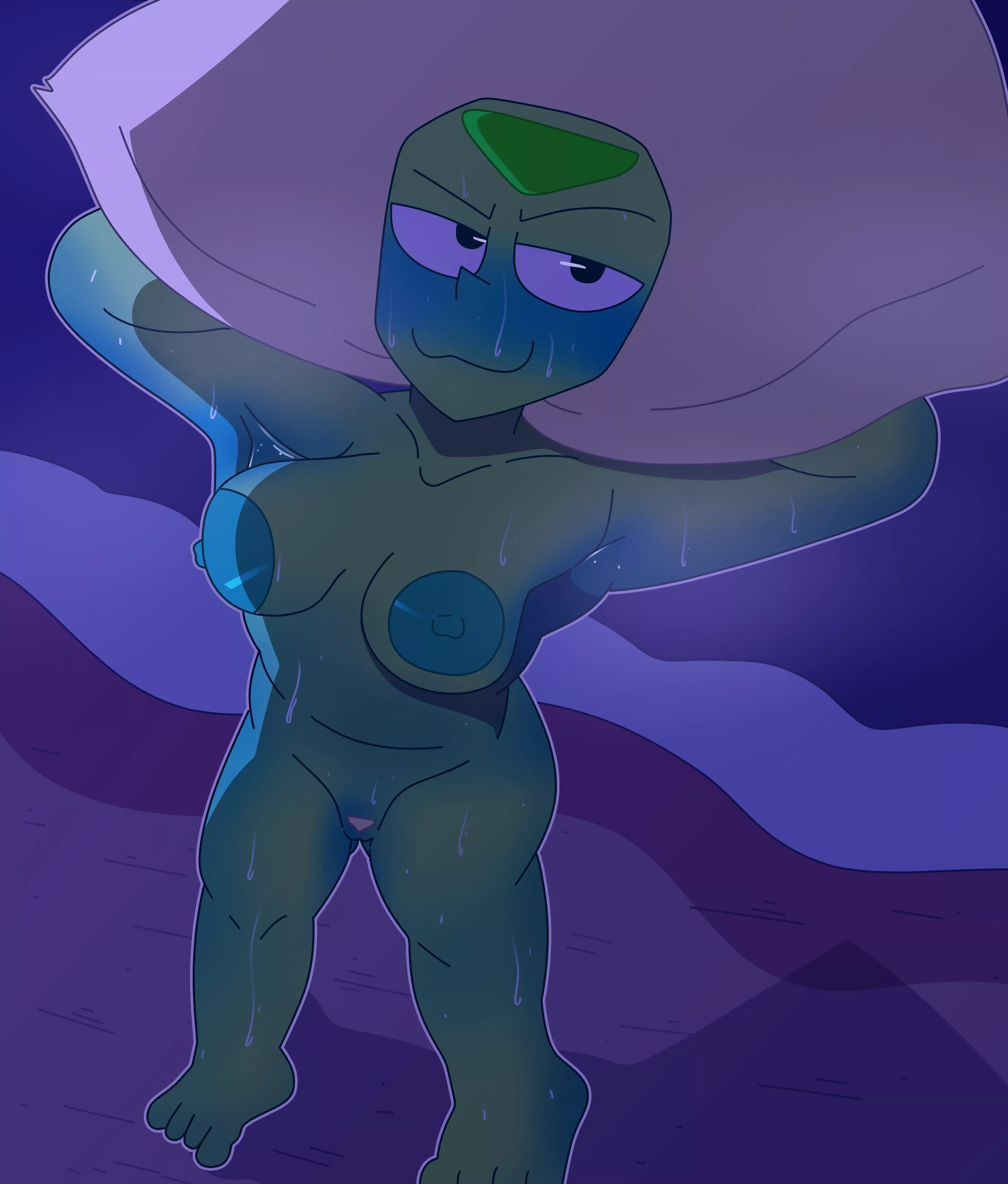Naked peridot rizz (drawinecchi)