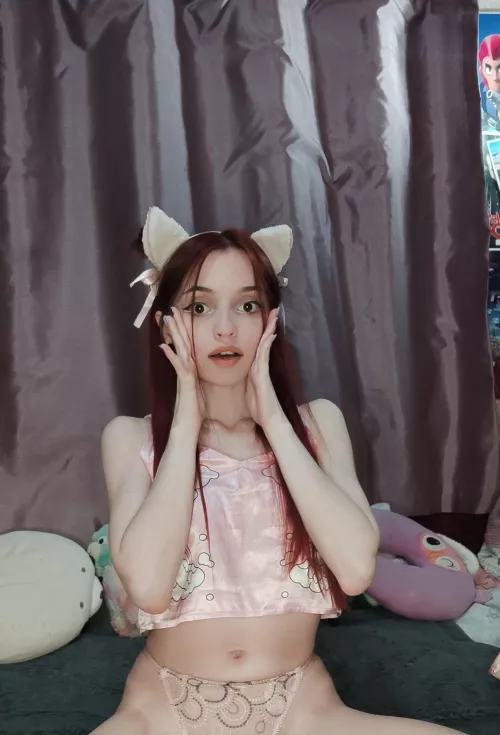 Naughty excited Kitty