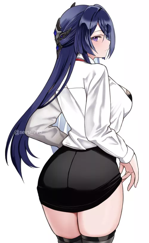 Office Lady Acheron [Honkai Star Rail]