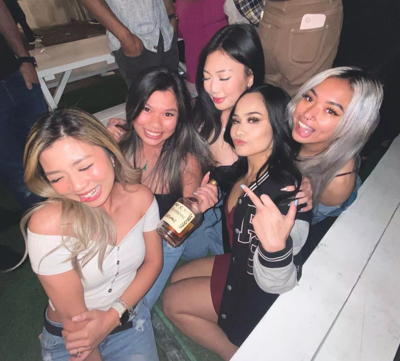 One of them has the fattest ass ever - guess which , win a prize 😉