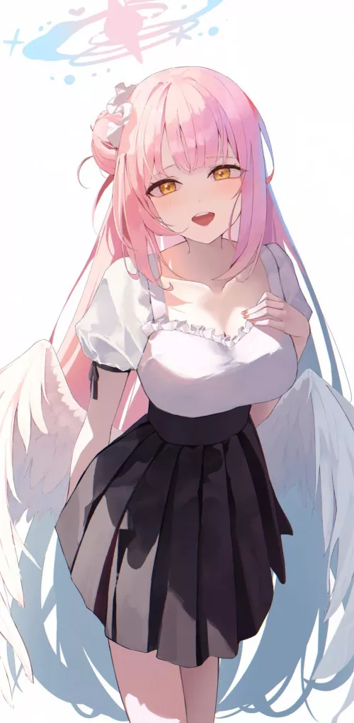 Sexy and cute angel waifu