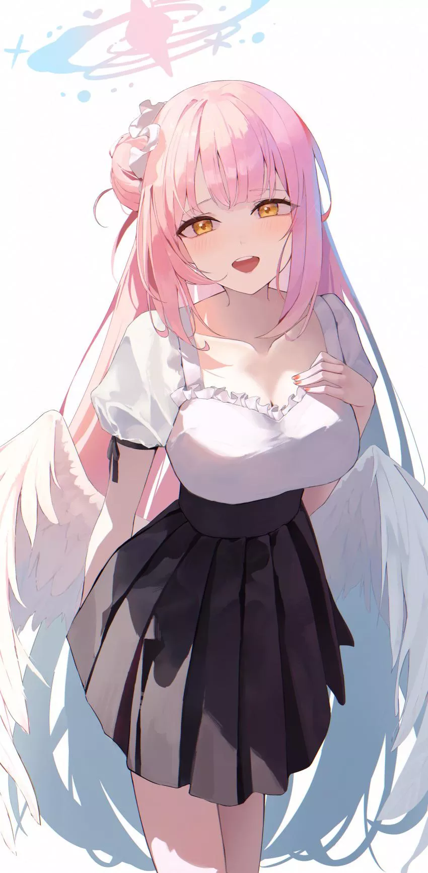 Sexy and cute angel waifu