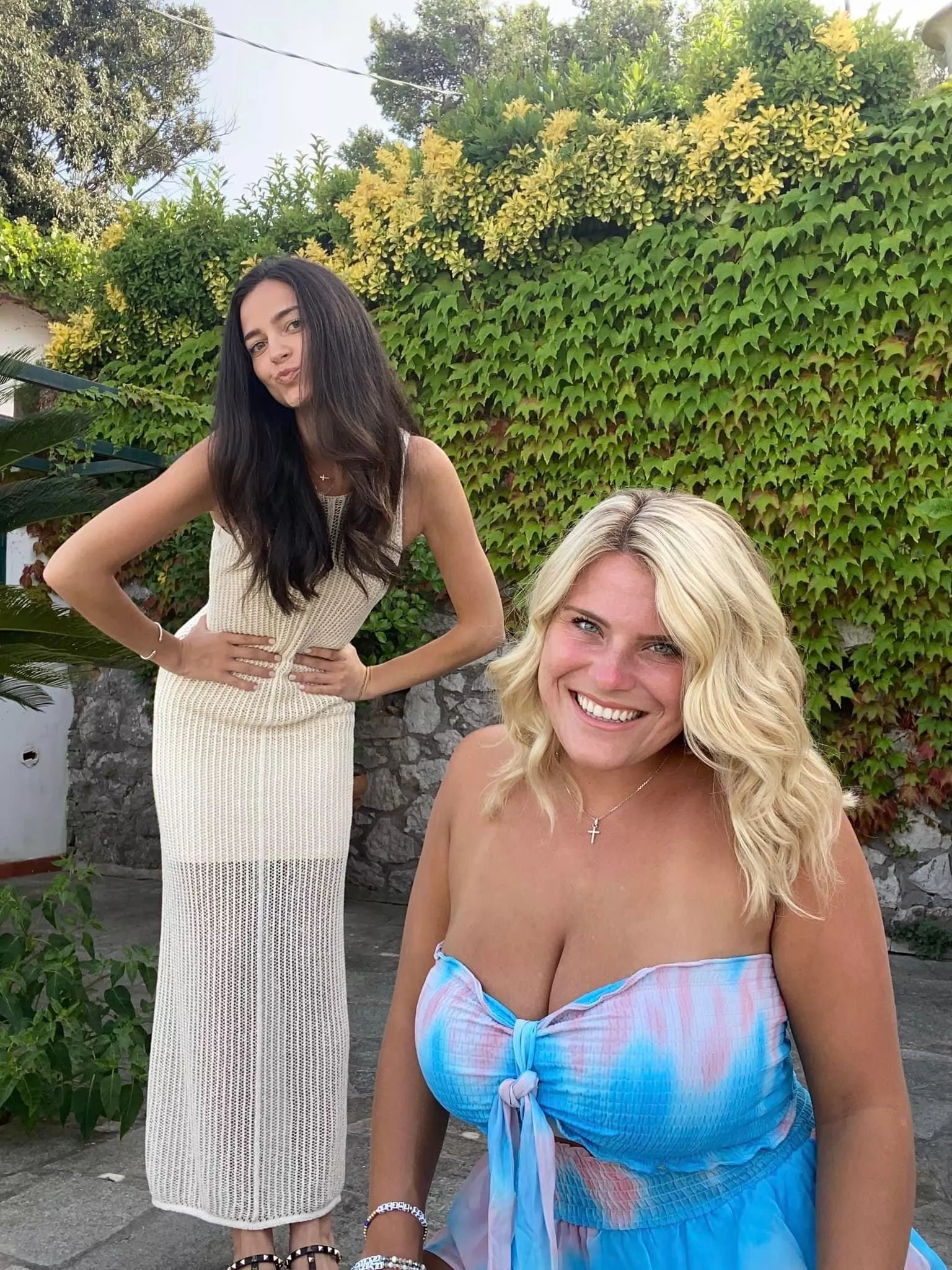 Showing them off on vacay.