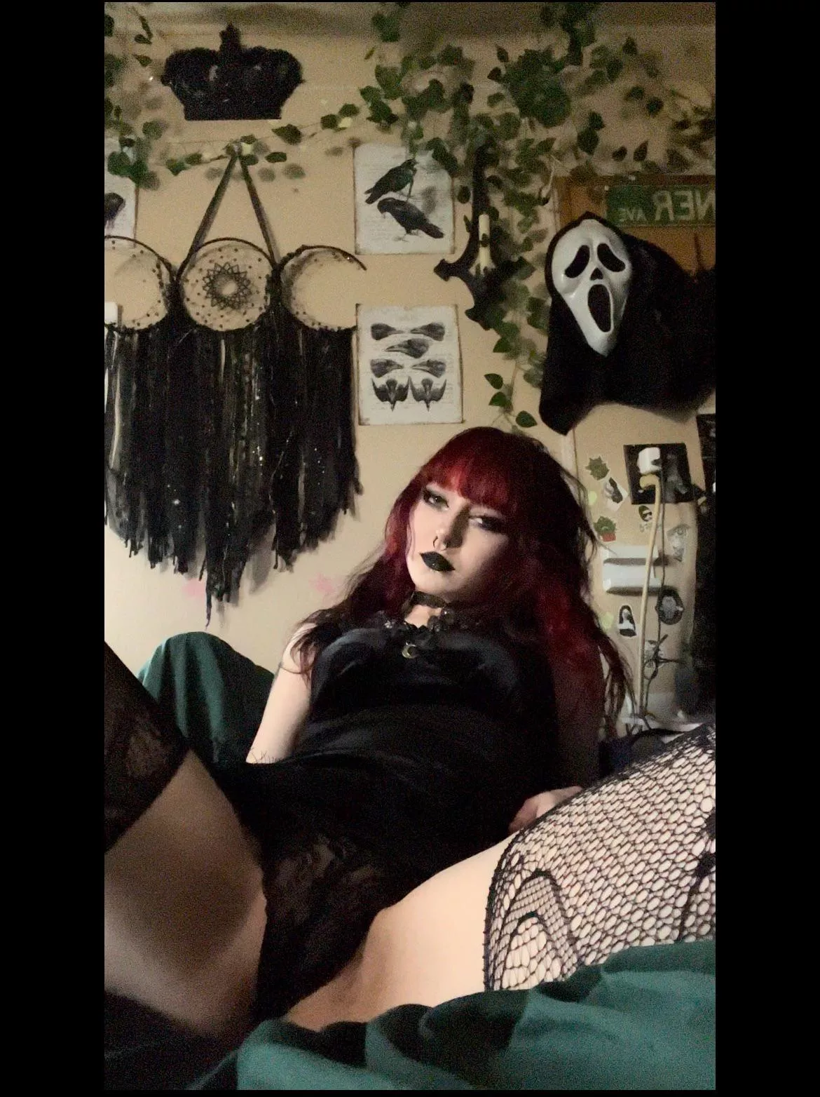 The fishnets stay on while we fuck 