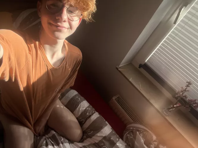 The sun is matching my hair color! :)