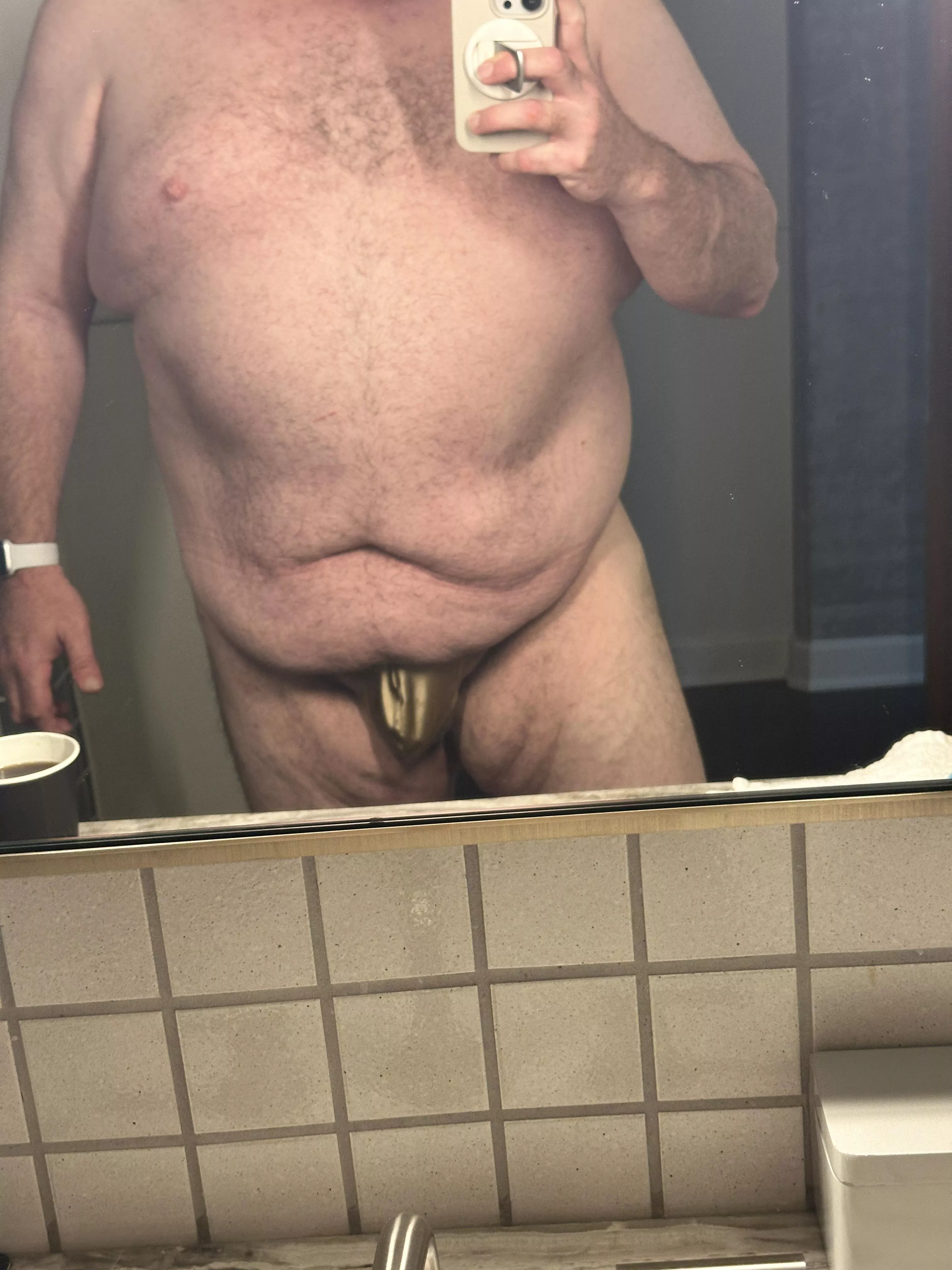 These gold panties from XDress really accentuate my package. I love them.