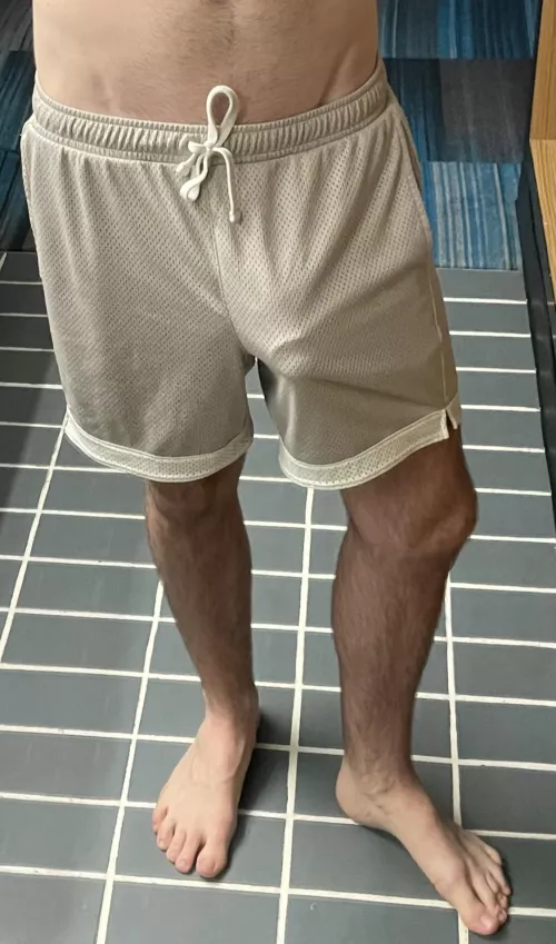 These shorts hide nothing.