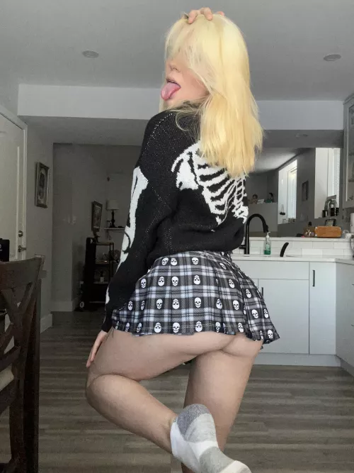 they told me this outfit is too slutty for school, are they right? 18F