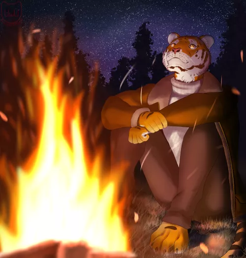 Tyger Tyger, burning bright (art by me, WonderOfUwU)