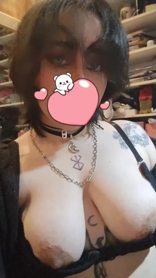 Will you cum on my fat breasts? 