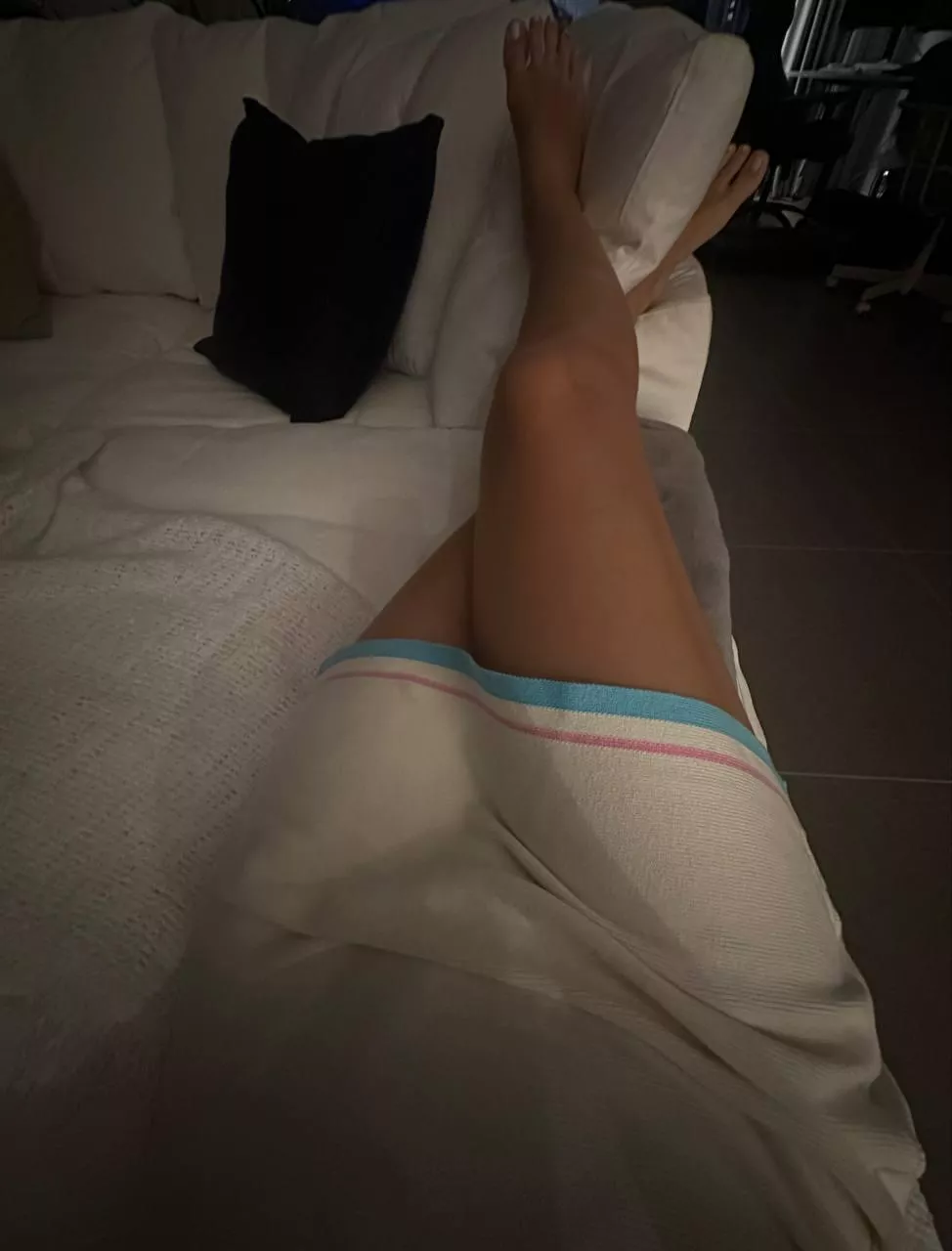 you can kiss my legs all night