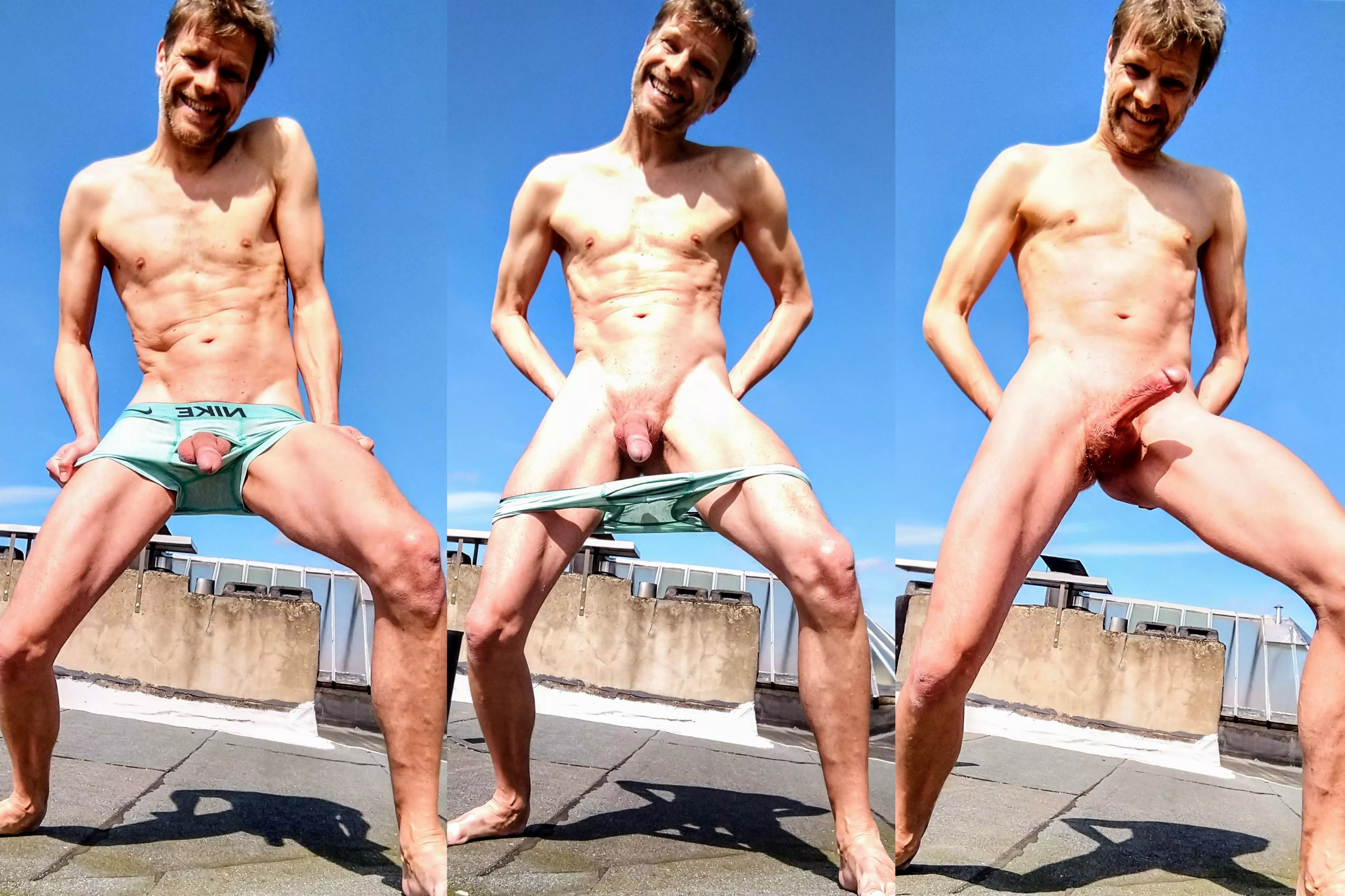 [45] Dancing naked on the roof