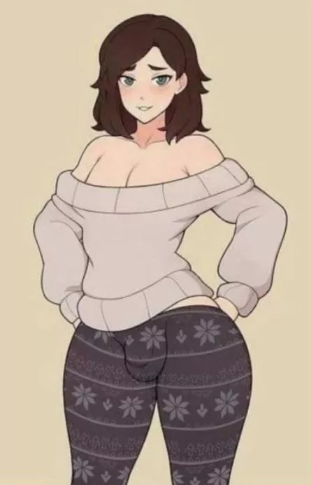 A futa’s cute bulge (Unkown)
