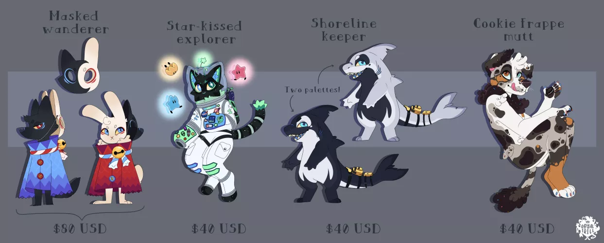 Adventurous creatures adoptable batch!