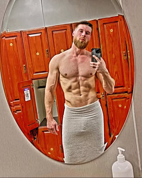 🥵 and sweaty from the sauna