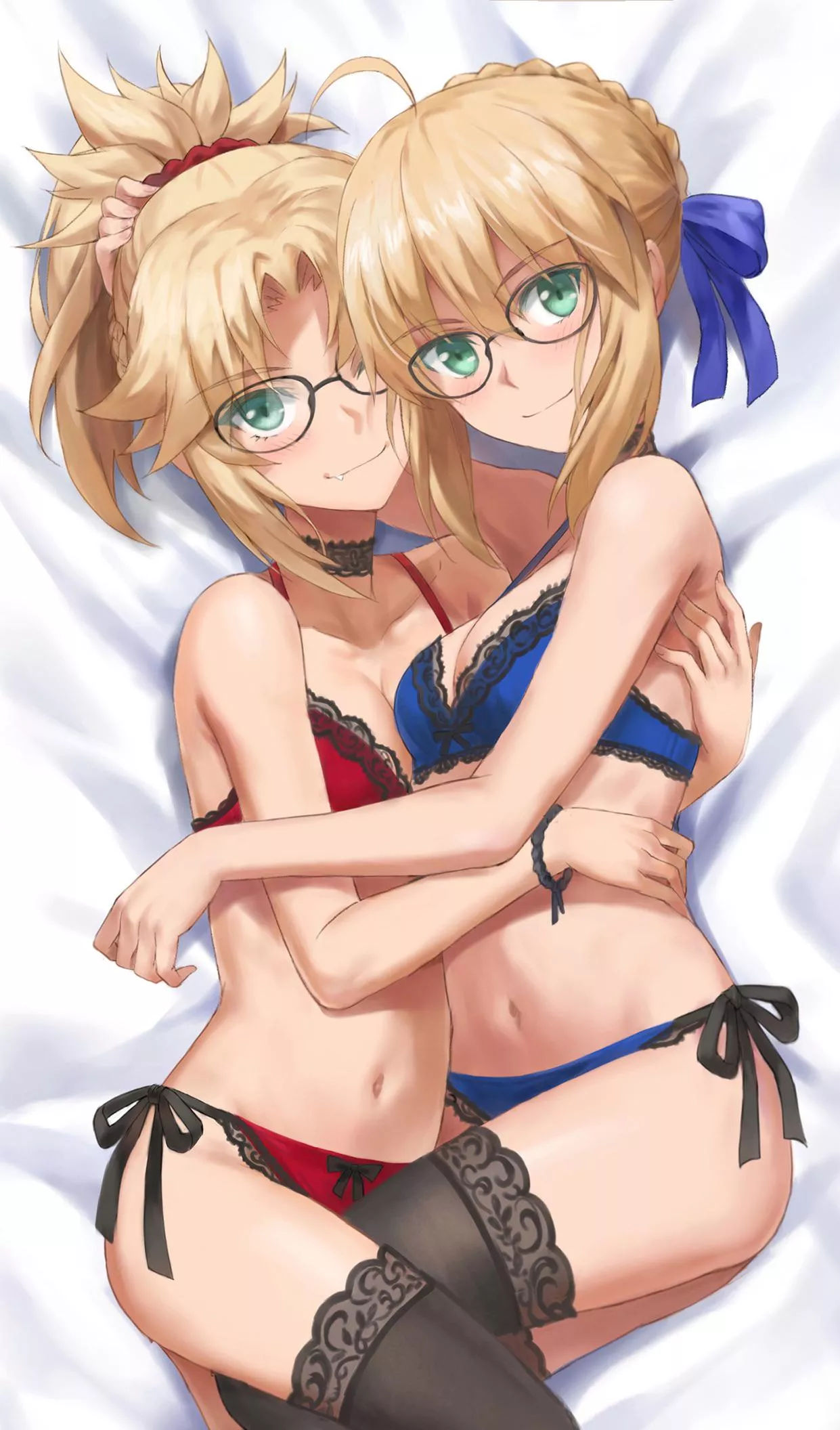 Artoria and Mordred