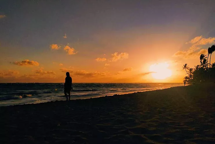beach, and sunset, is there anything more perfect?