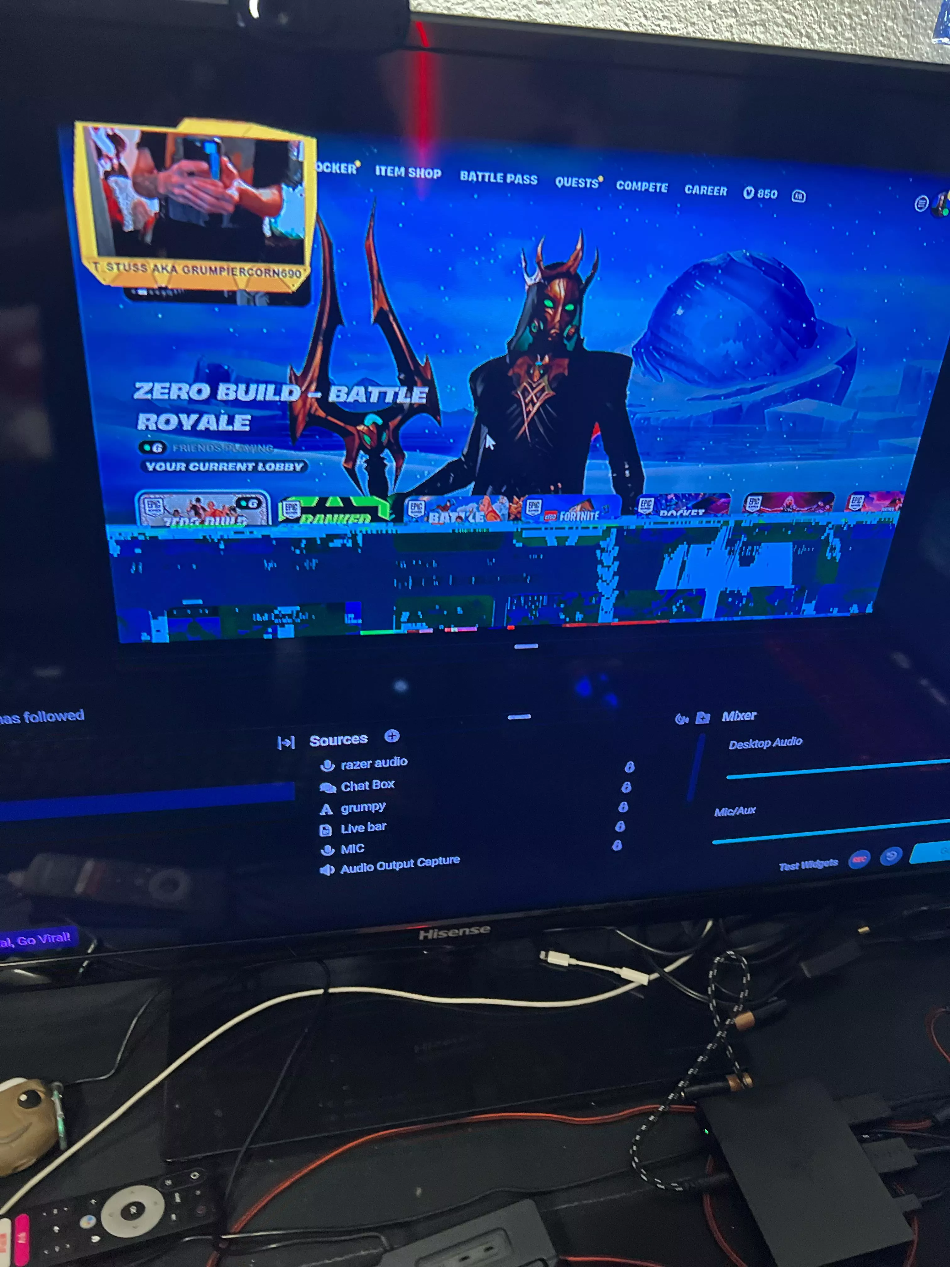 Color glitching when streaming help please.