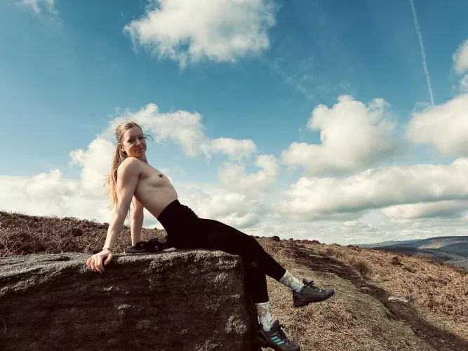 decided to get topless on my hike, some people definitely saw me haha 