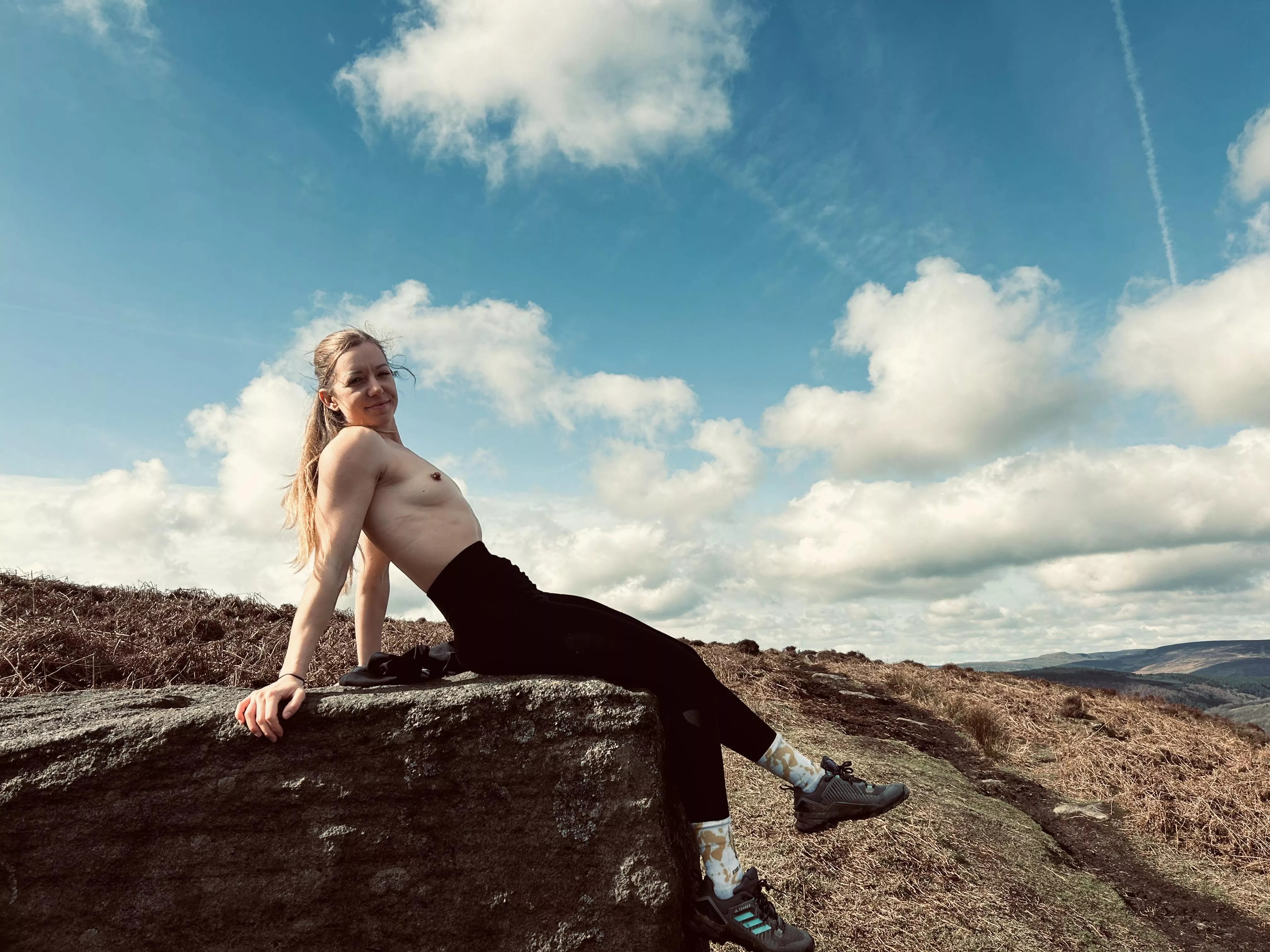 decided to get topless on my hike, some people definitely saw me haha 