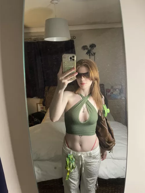 do you like green crop tops?