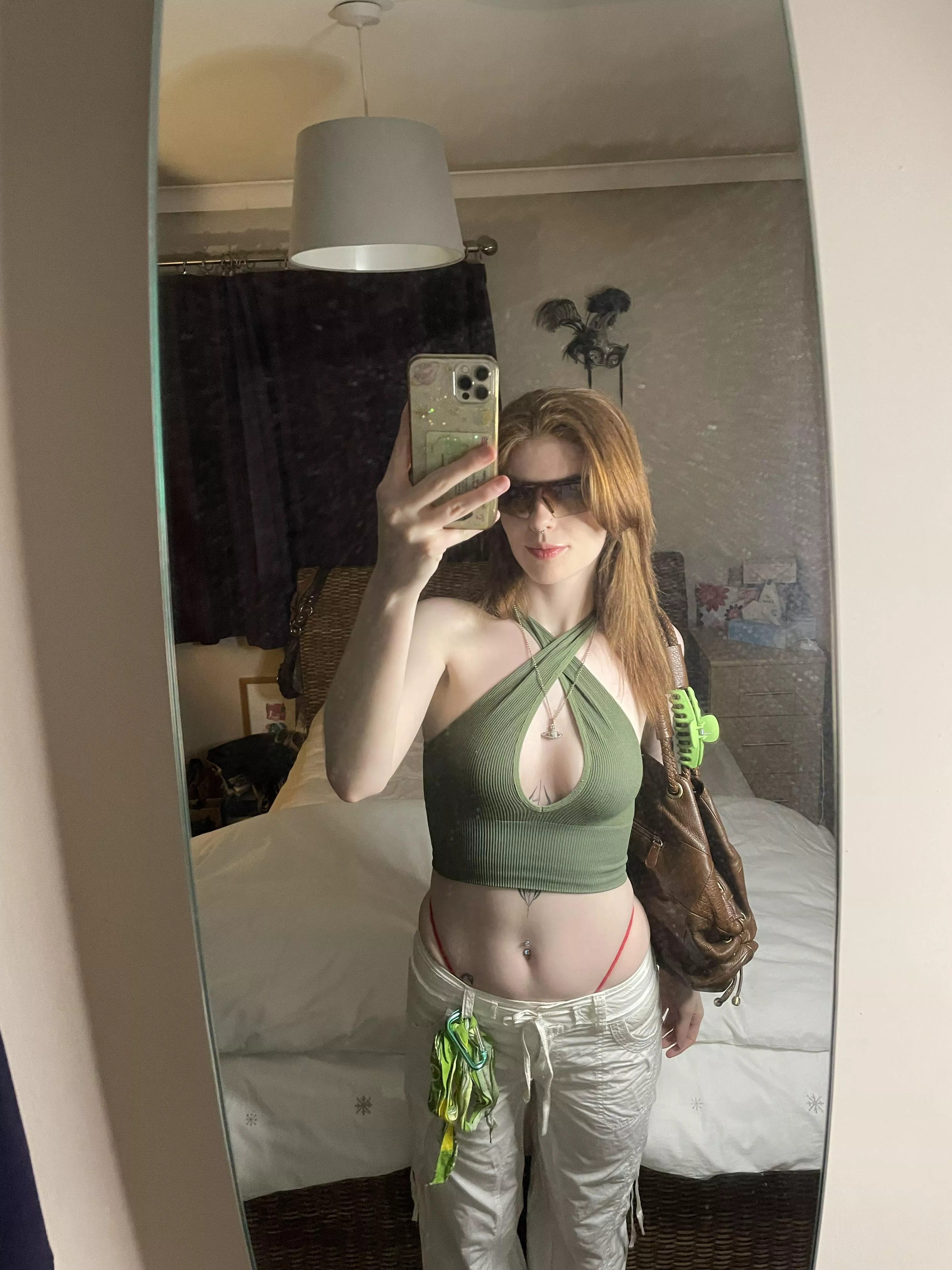 do you like green crop tops?