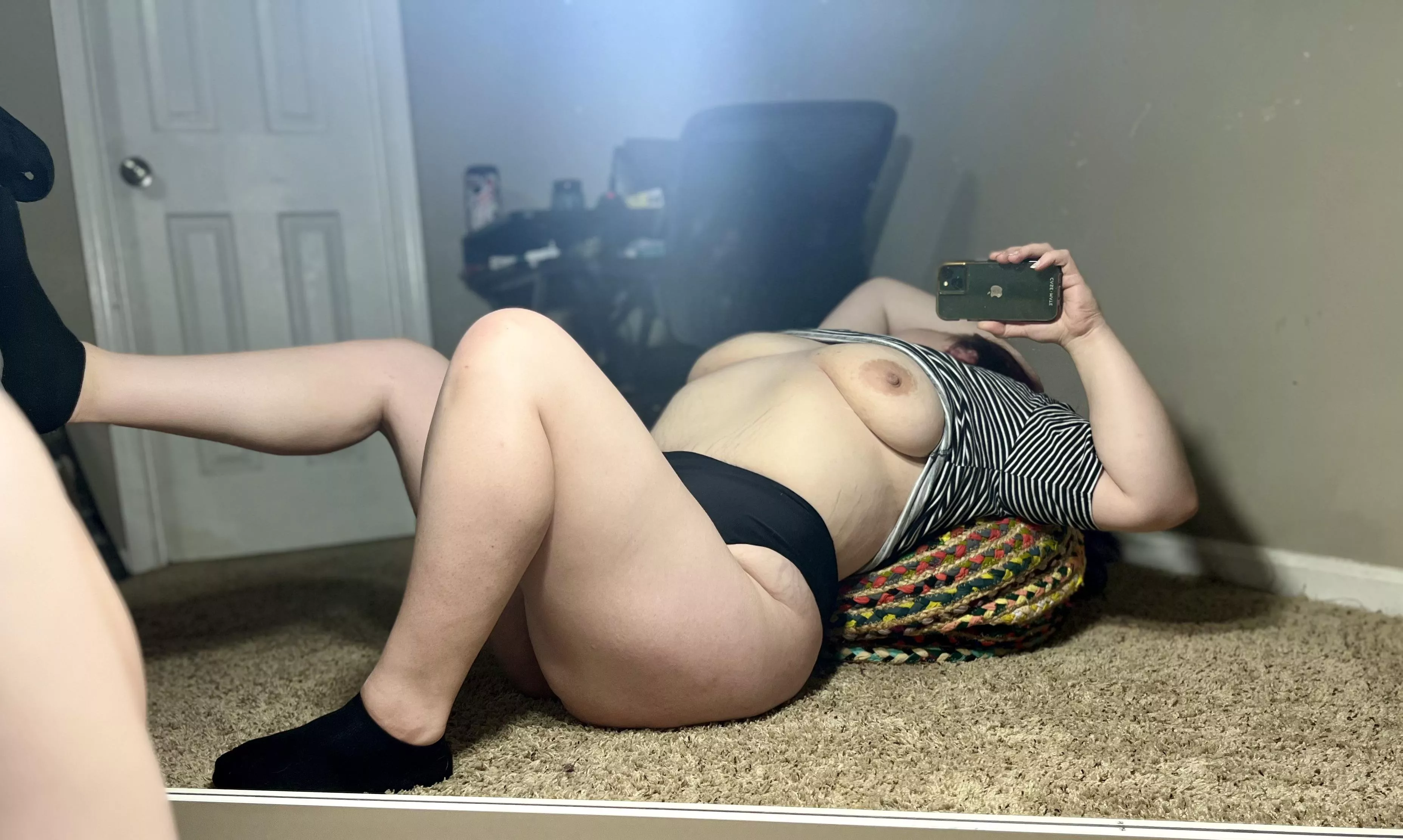 Do you think my curves would look better covered in your cum? 