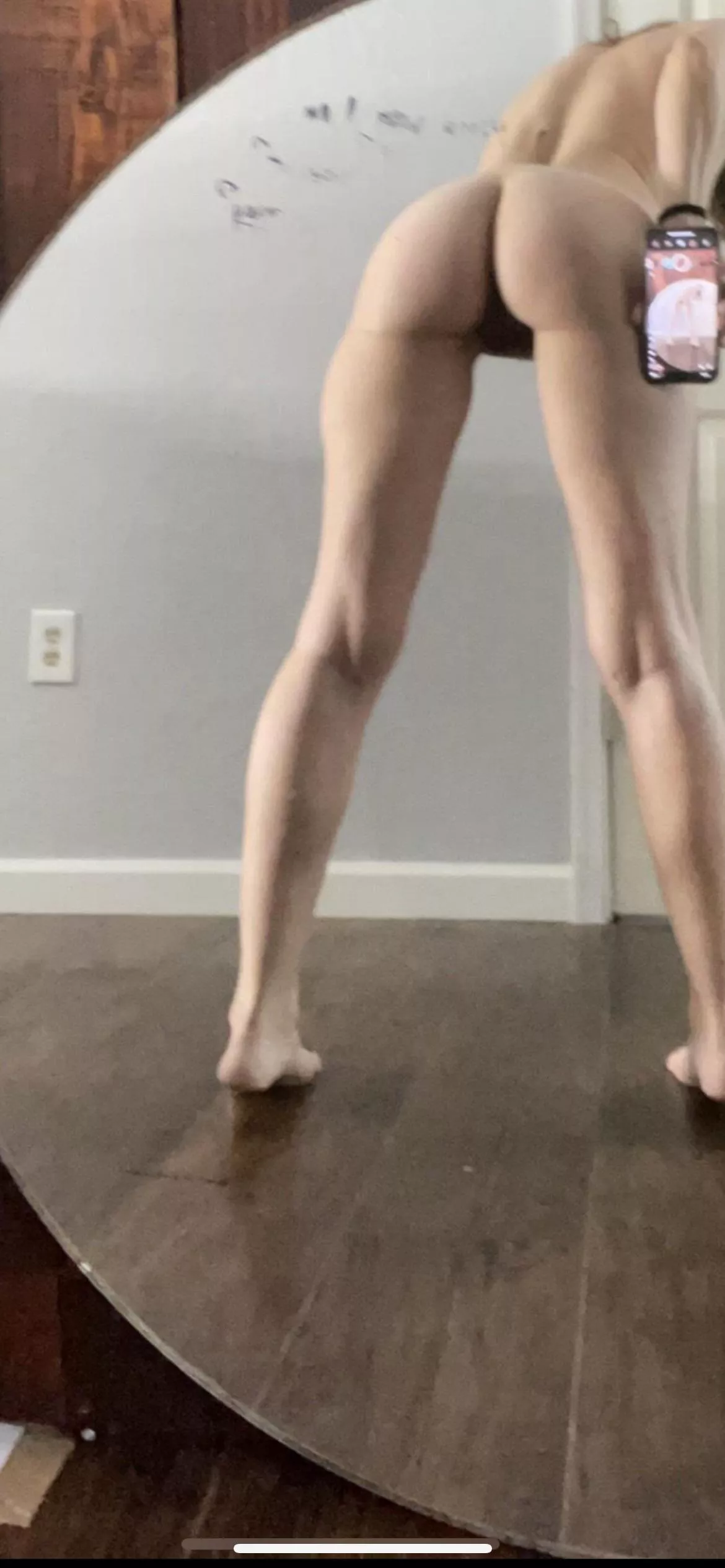 [F]eeling naughty this am. Collecting cum tributes while I touch myself