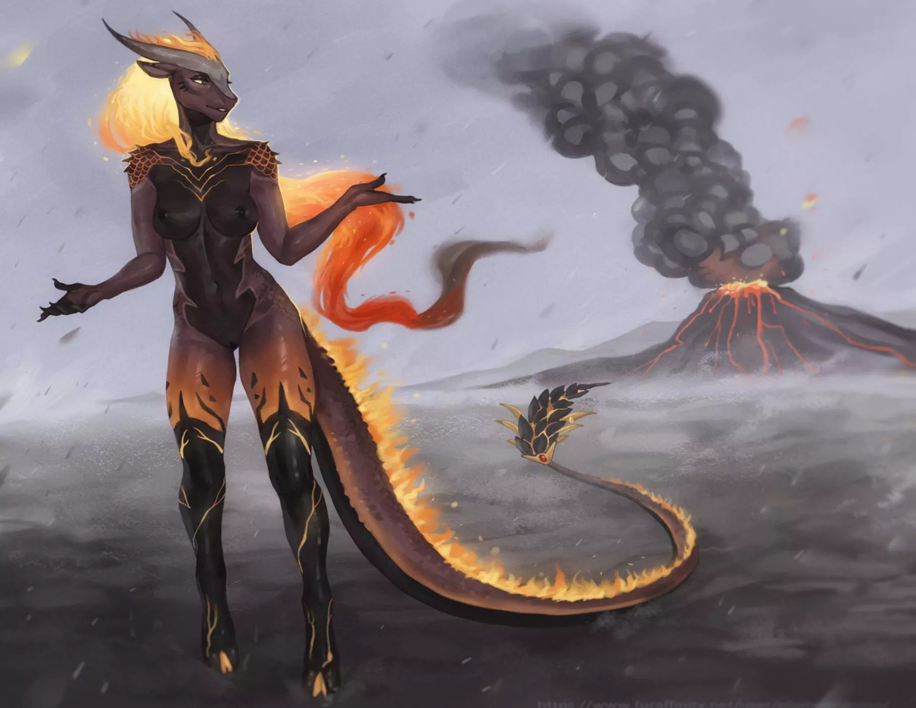 For TimberwolfL (art by me) [F]