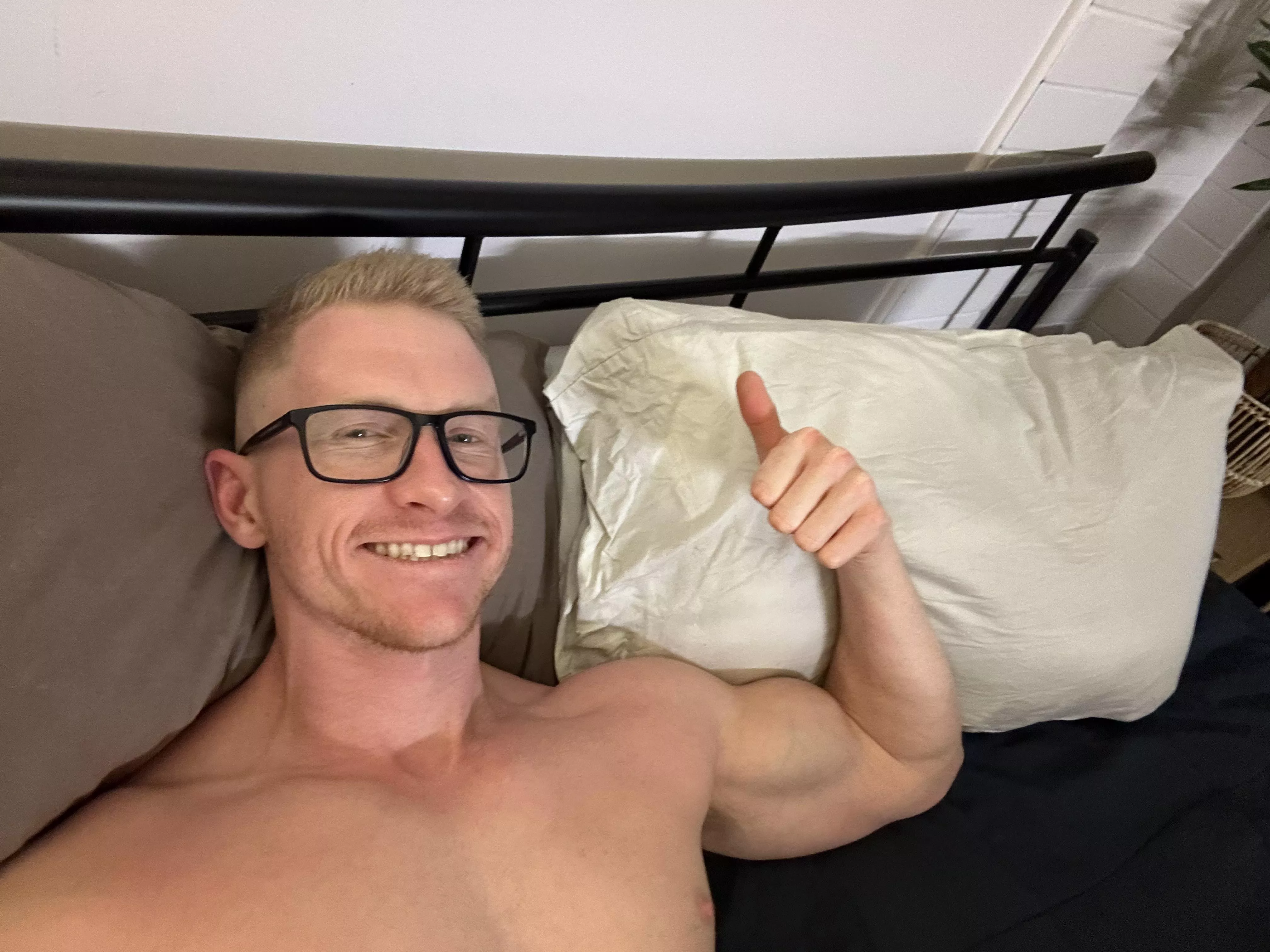 Fresh cut, in bed watching tomb raider lets play