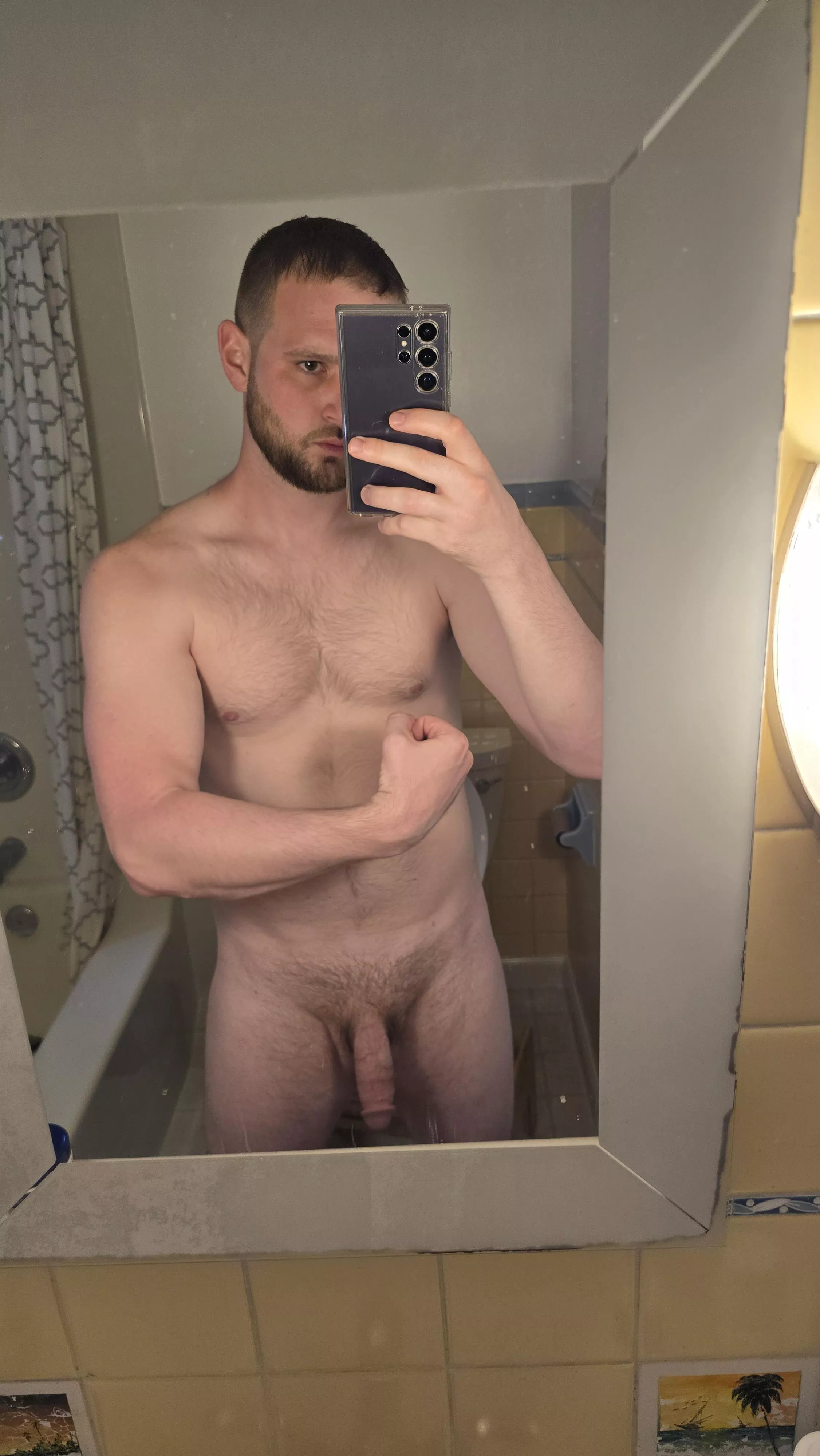 Fresh out of the gym and feeling great 