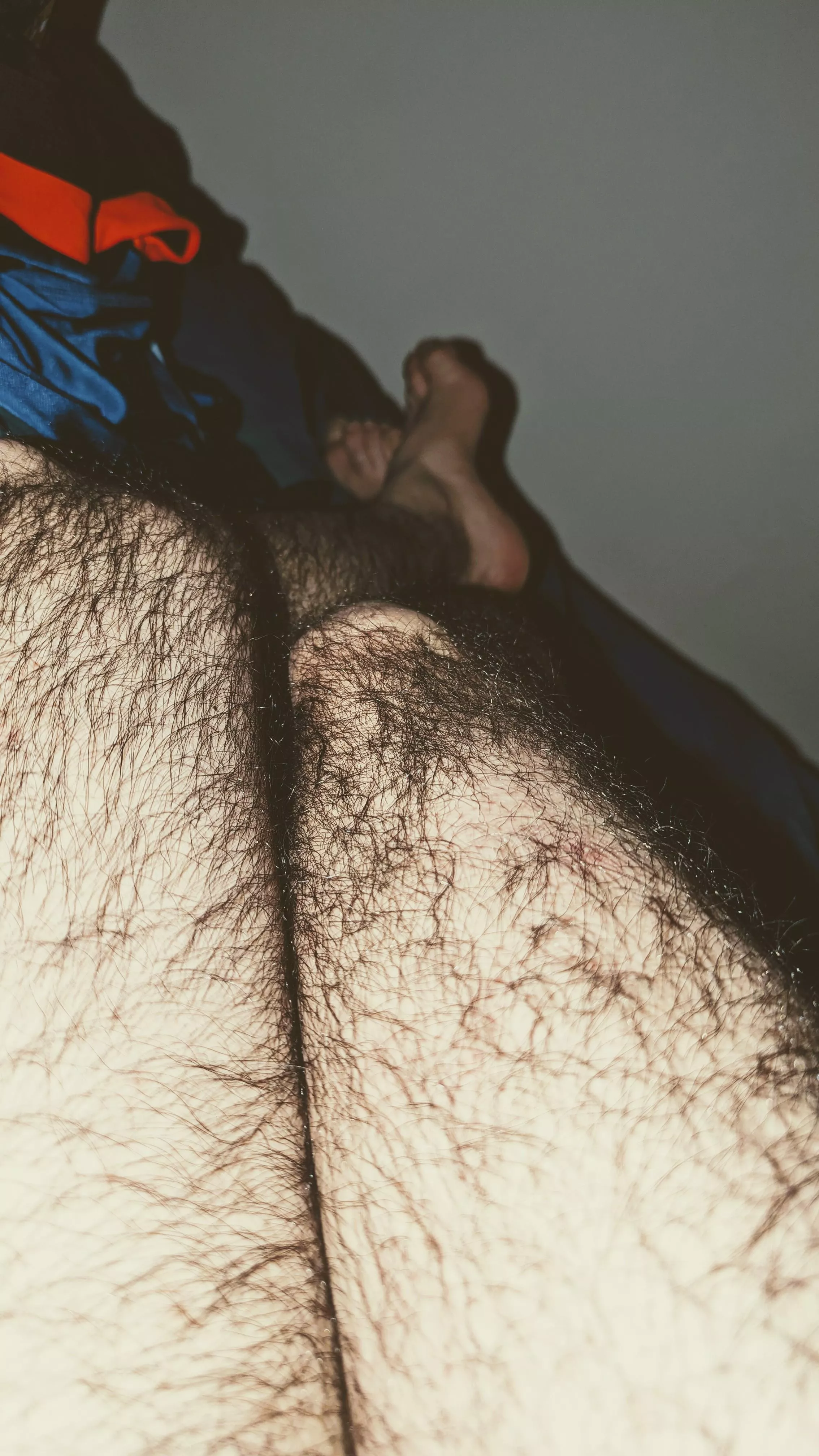 Hairy legs.