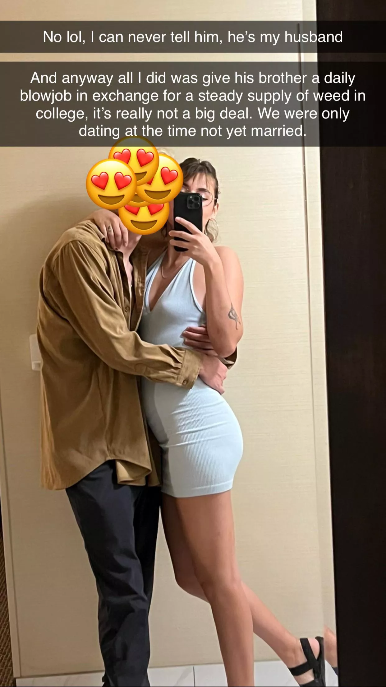 He wasn’t technically my Brother at the time…