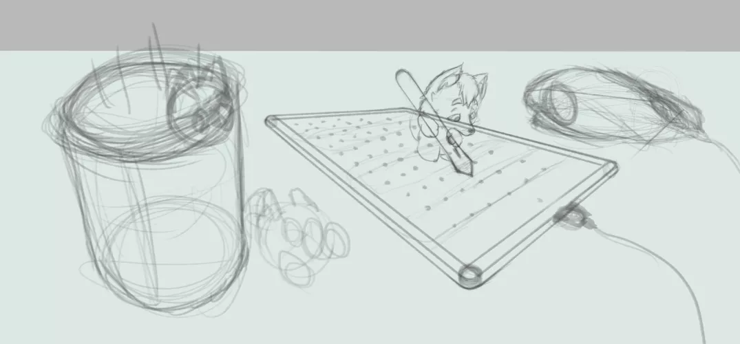 Hello guys... Will it be cool if I make chibi boos of my little OC in my office?