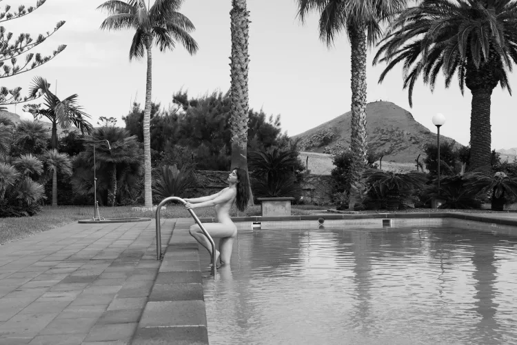 Hoping people around the pool see 