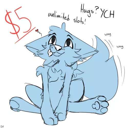 “Hugs?” YCH is open! Snag one now!