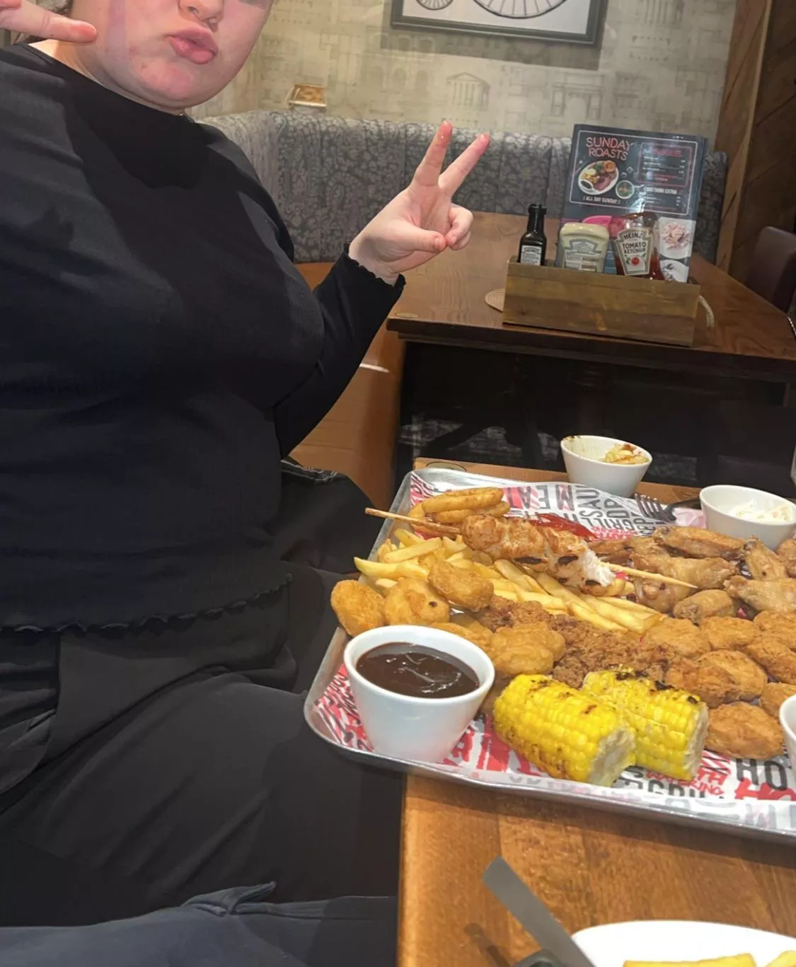 I had a right pig out after work yesterday 🤤