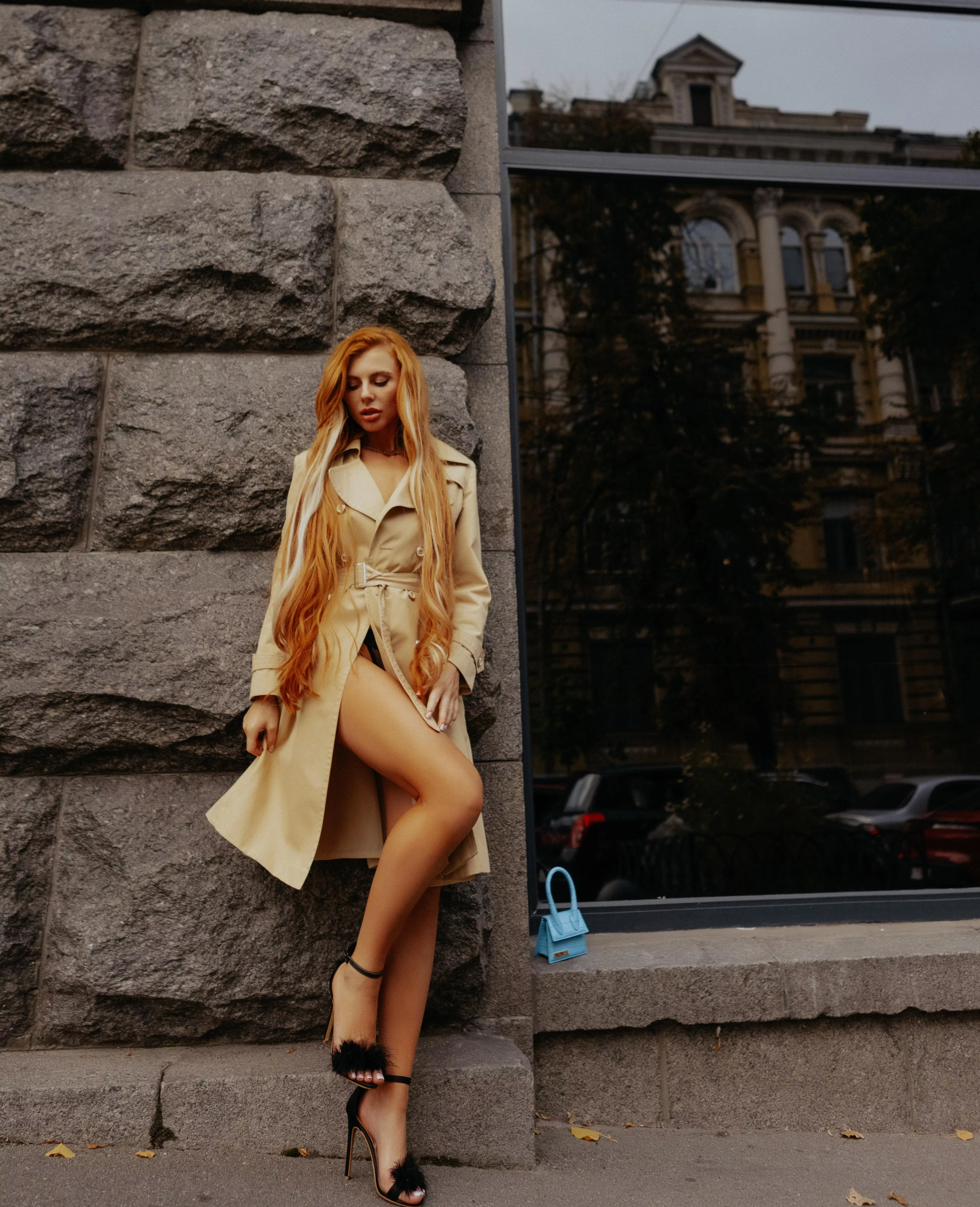 I love when I only have a trench coat on my body