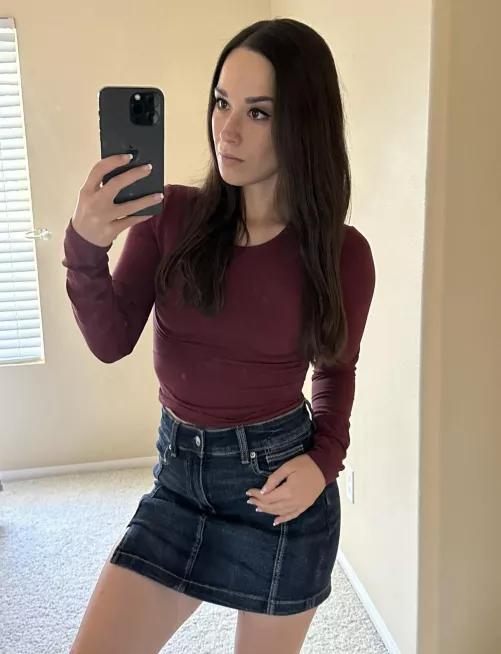 I’m ready for summer. I’m only going to wear skirts and dresses.