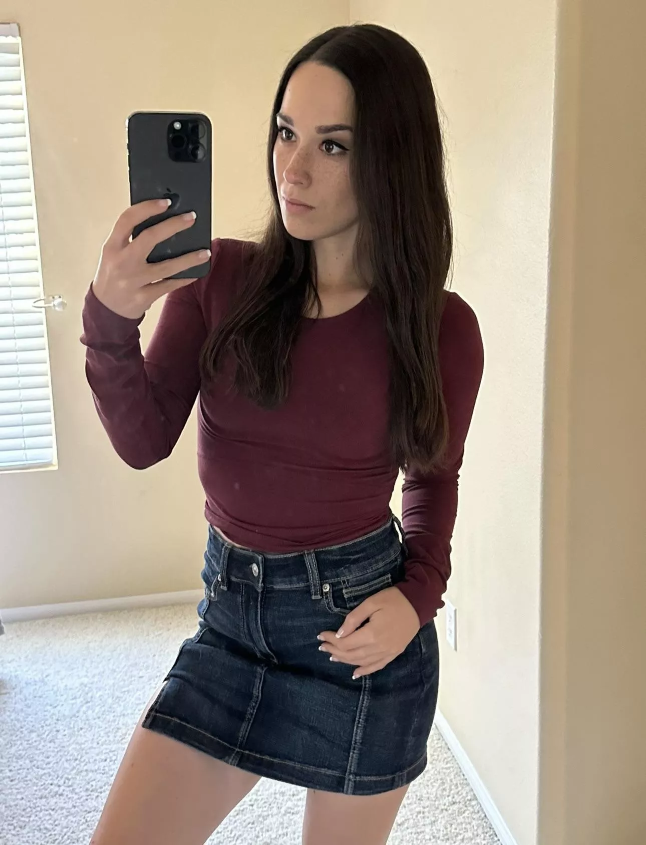 I’m ready for summer. I’m only going to wear skirts and dresses.