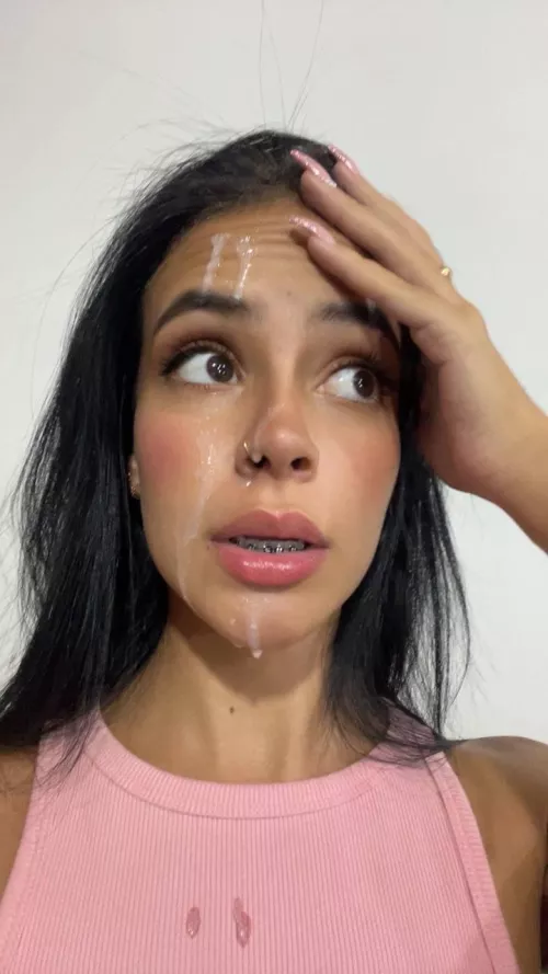 Just shut up and cum all over my face so I can take a selfie with it