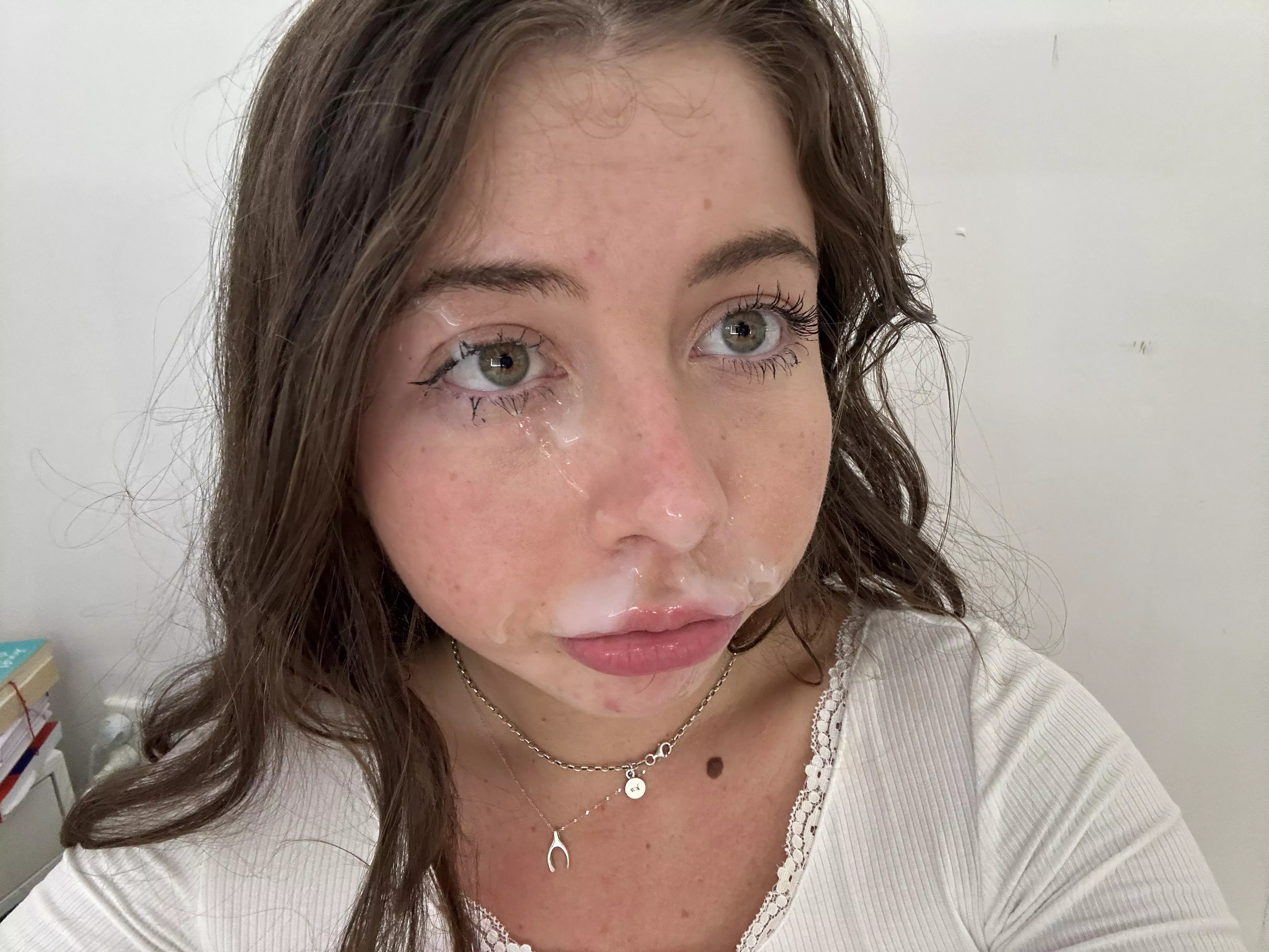 Just shut up and cum all over my face so I can take a selfie with it