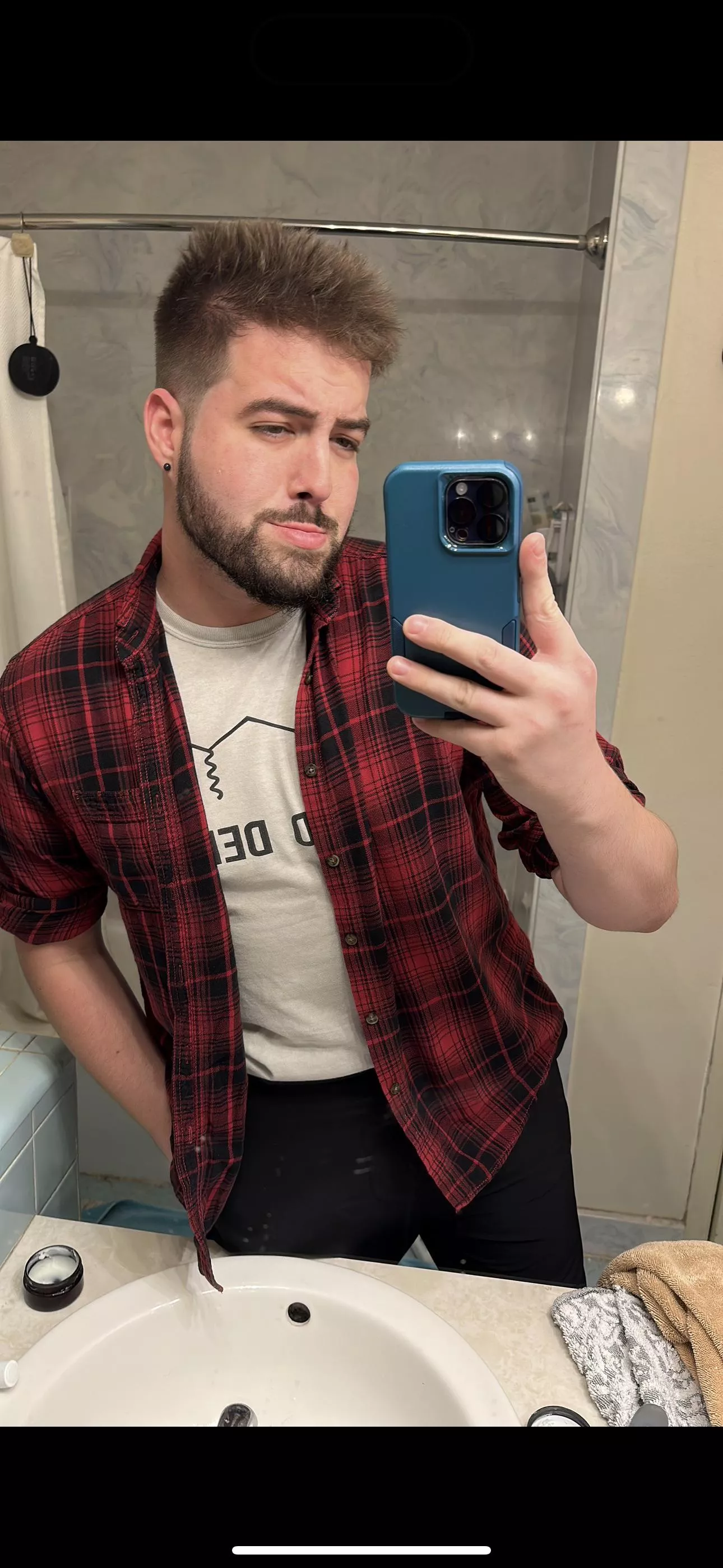 Just trying to smile through it all.