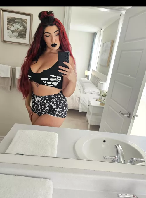 Looking at something scrumtious I supposed