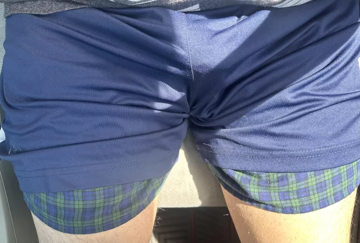 Love showing off with shorter shorts 