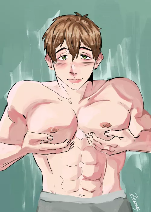 Makoto…🫣 [Art by me] ~Free! Series