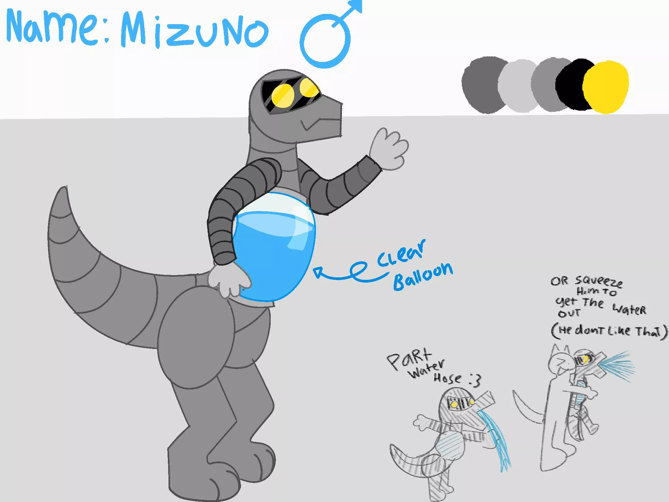 Mizuno the robotic water friend :)